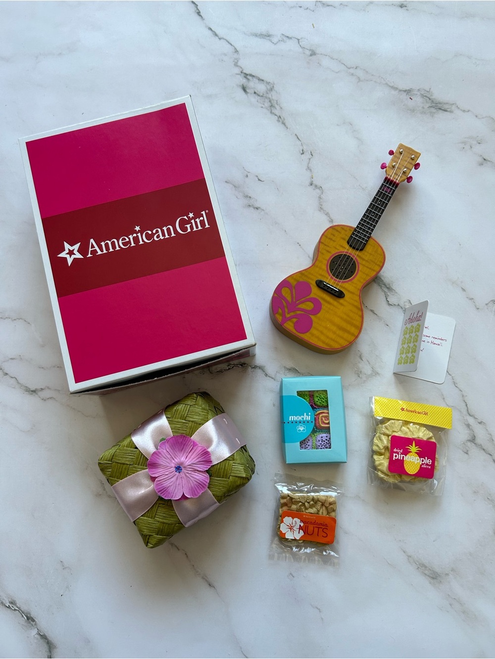 2011 American Girl Kanani’s Ukulele And Snacks Accessories Set